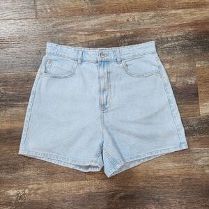 Zara High-Rise Denim Shorts - Size 8